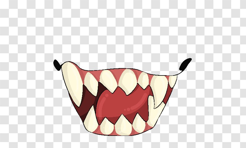 Tooth Pixel Art Human Mouth - Flower - Watercolor Transparent PNG