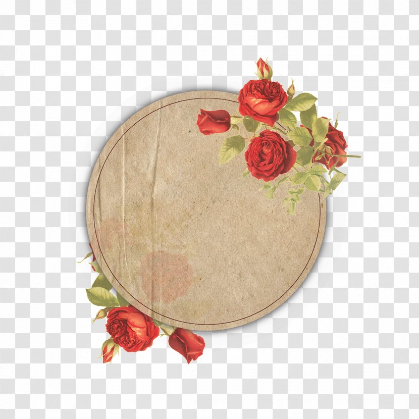 Image Floral Design Vector Graphics - Oval - Holly Transparent PNG