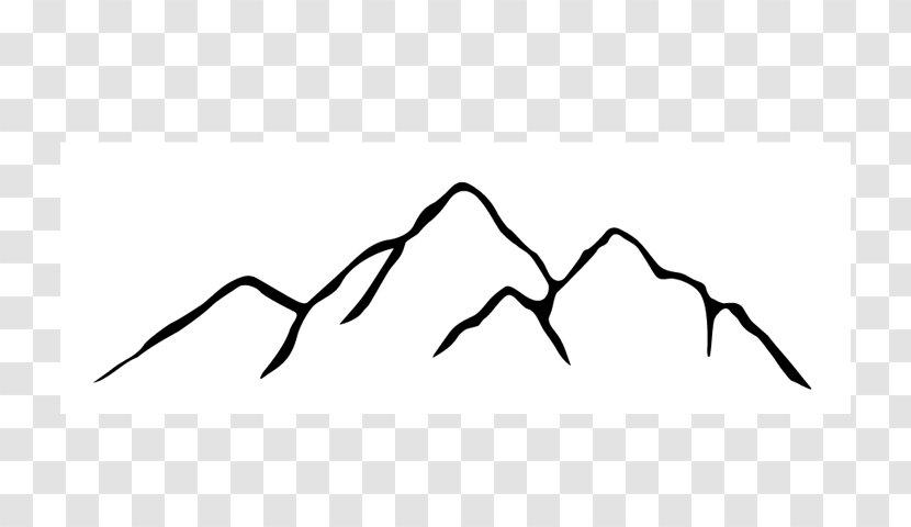 Small Mountain Tattoo Image Drawing - Heart Transparent PNG