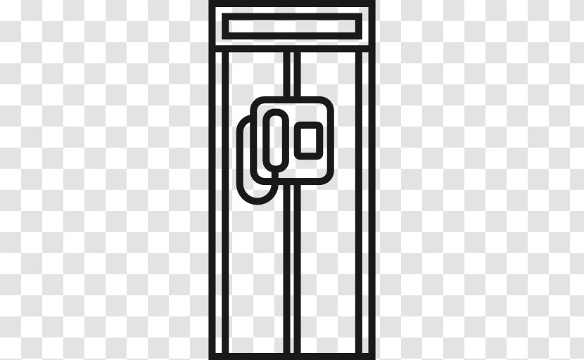 Telephone Booth Telephony Symbol - Text Transparent PNG