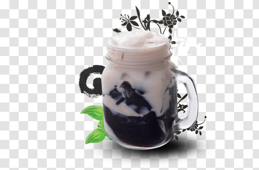 Oolong Grass Jelly Bubble Tea Milk - Camellia Sinensis Transparent PNG