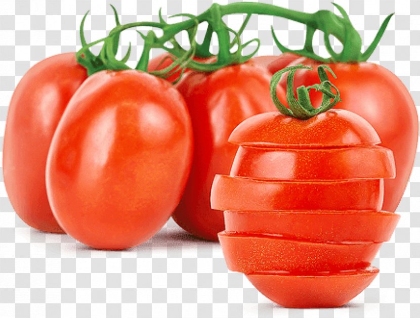 Tomato Cartoon - Roma - Vegetarian Food Nightshade Family Transparent PNG
