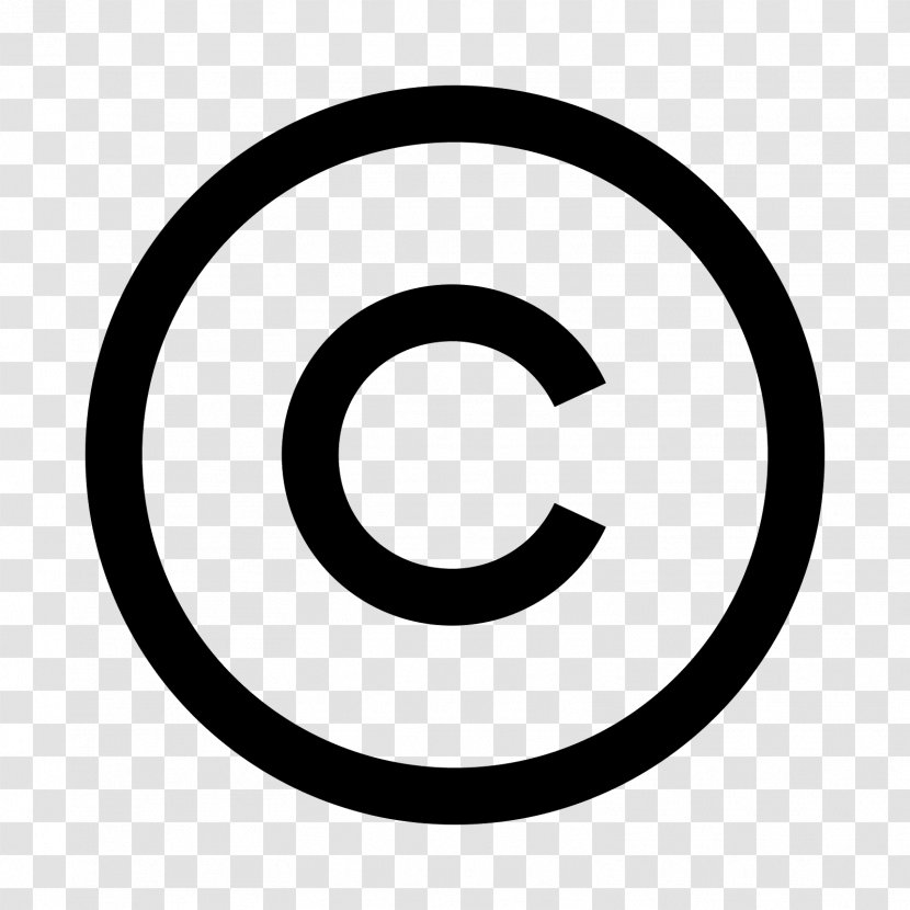 Creative Commons License Public Domain Copyright - Letter C Transparent PNG