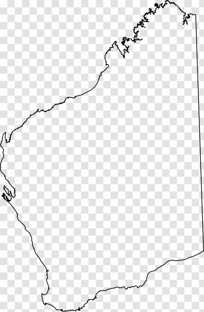 Western Australia Blank Map World Transparent PNG