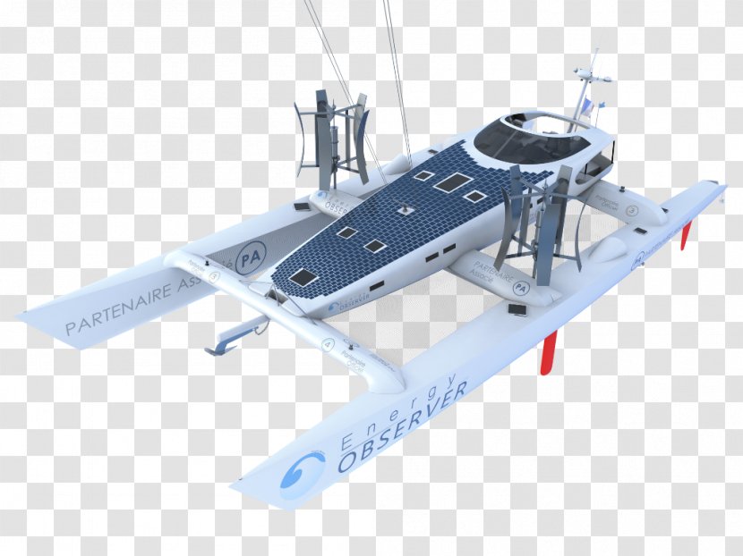 Energy Observer Yacht Daedalus Naval Architecture Machine Transparent PNG