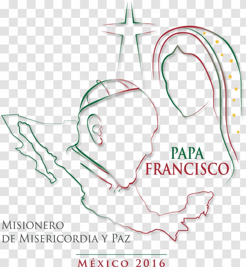 Podróż Apostolska Franciszka Na Kubę I Do Meksyku Mexico City Our Lady Of Guadalupe Pope Visita Del Papa Francisco A Perú - Watercolor - PAPA FRANCISCO Transparent PNG
