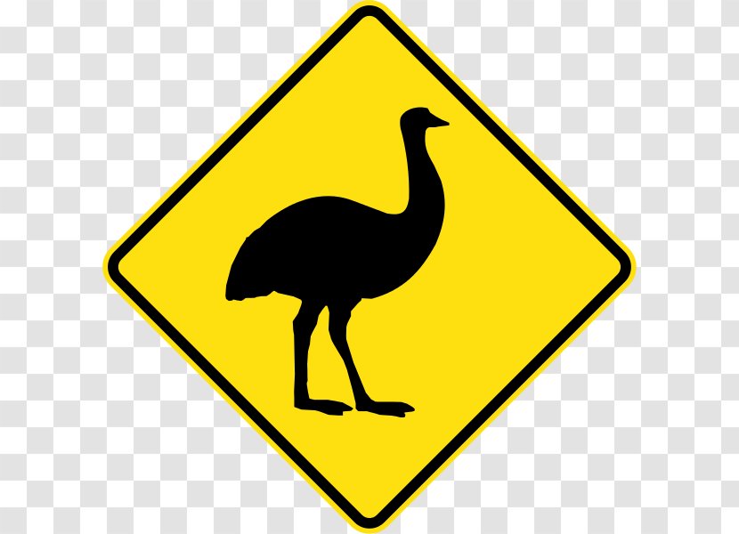 Australia Emu Traffic Sign Kangaroo Transparent PNG