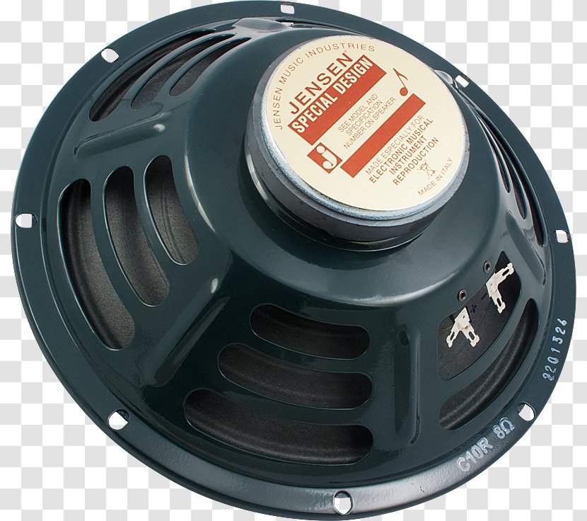 Jensen Loudspeakers P10R Alnico Vintage 8Ohm Guitar Speaker - P10r 8ohm Transparent PNG