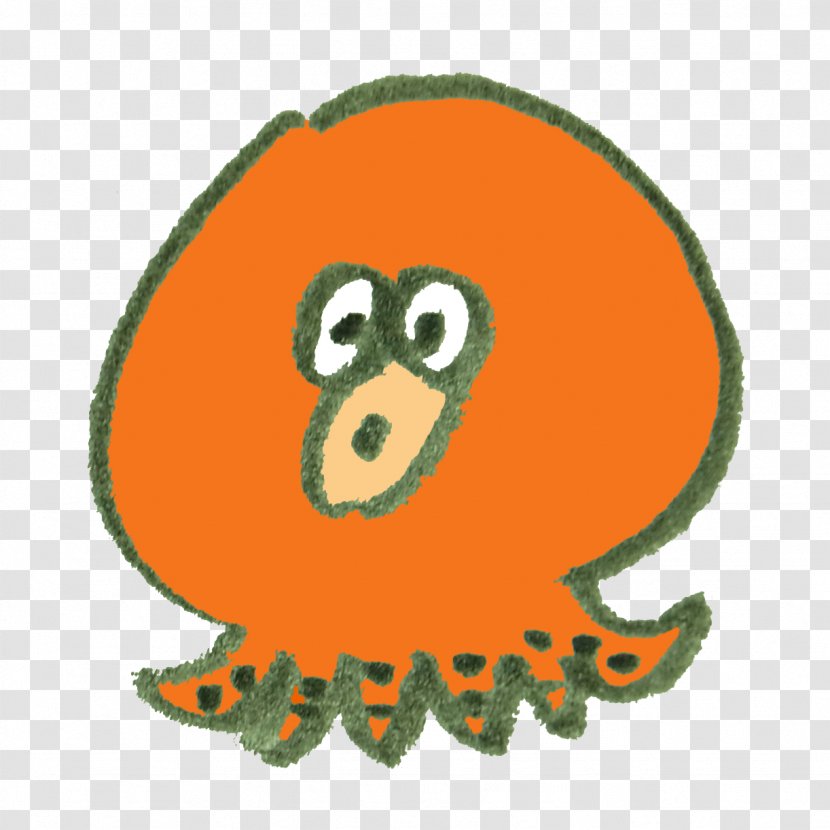 Octopus 素材屋 Hattifattener Clip Art - Pumpkin - Orange Transparent PNG