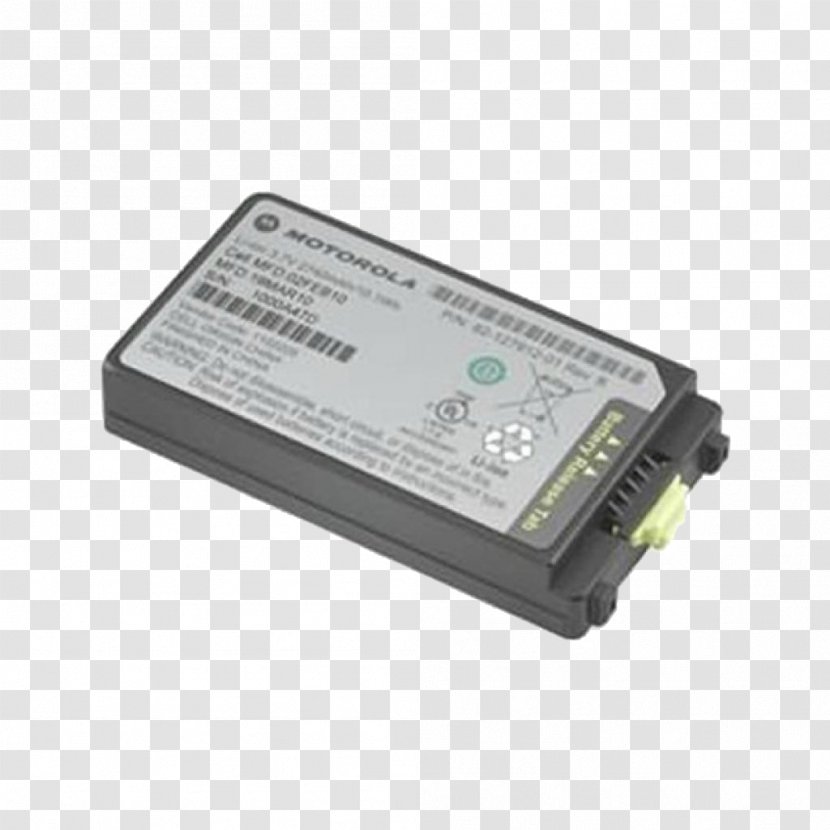 Lithium-ion Battery Electric Motorola Solutions Rechargeable Portable Data Terminal - Ampere Hour - Printer Transparent PNG