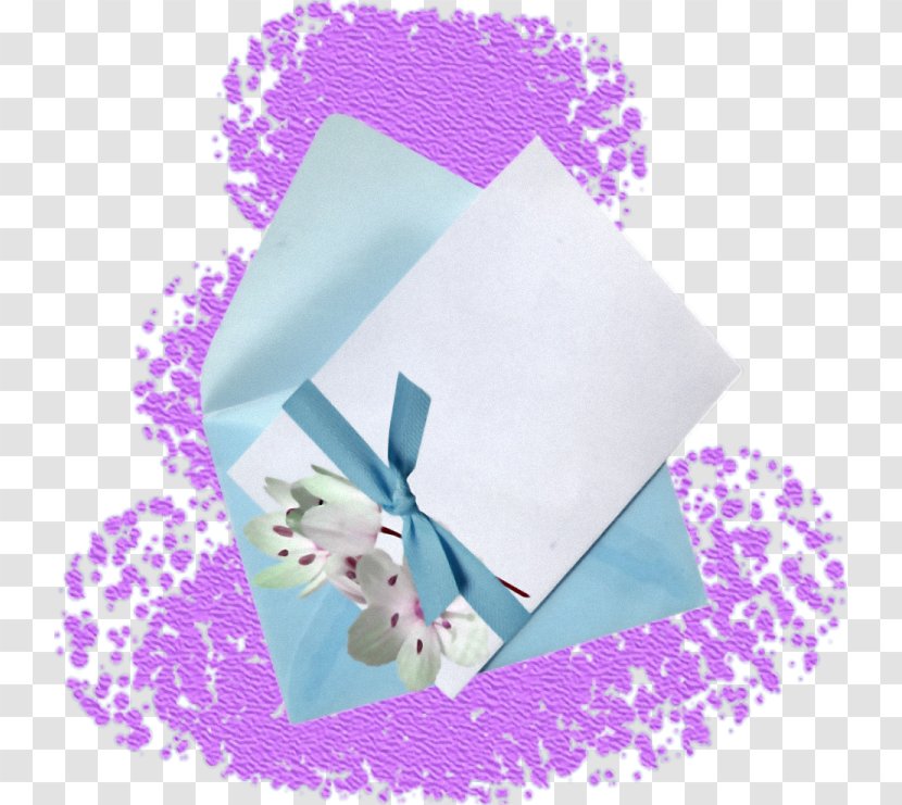 Paper Model Envelope Letter Mail - Violet Transparent PNG