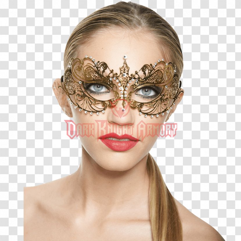 Mask Masquerade Ball Costume Laser Cutting Mardi Gras - Silver Transparent PNG