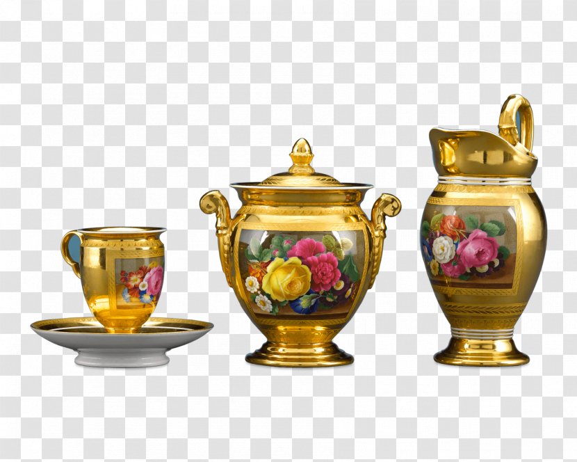 Meissen Porcelain Antique Tea Set - Material Transparent PNG