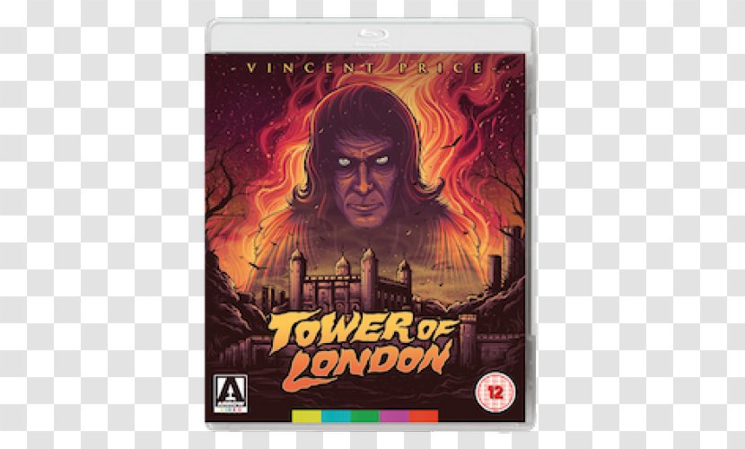 Vincent Price Tower Of London Arrow Films Blu-ray Disc - Bluray Transparent PNG