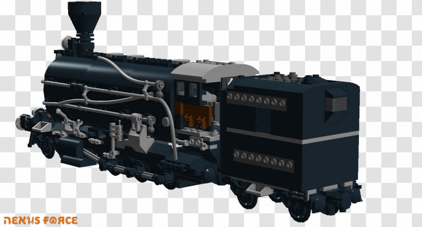 Lego Trains Steam Locomotive - Train Transparent PNG