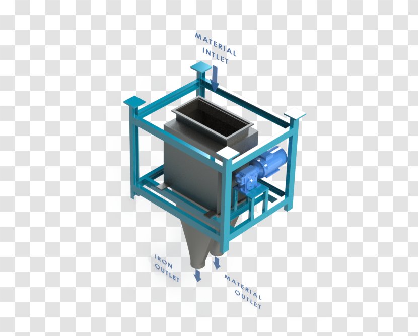 Indpro Engineering Systems Pvt. Ltd. Machine Magnetic Separation - Control System - Plastic Polymer Transparent PNG