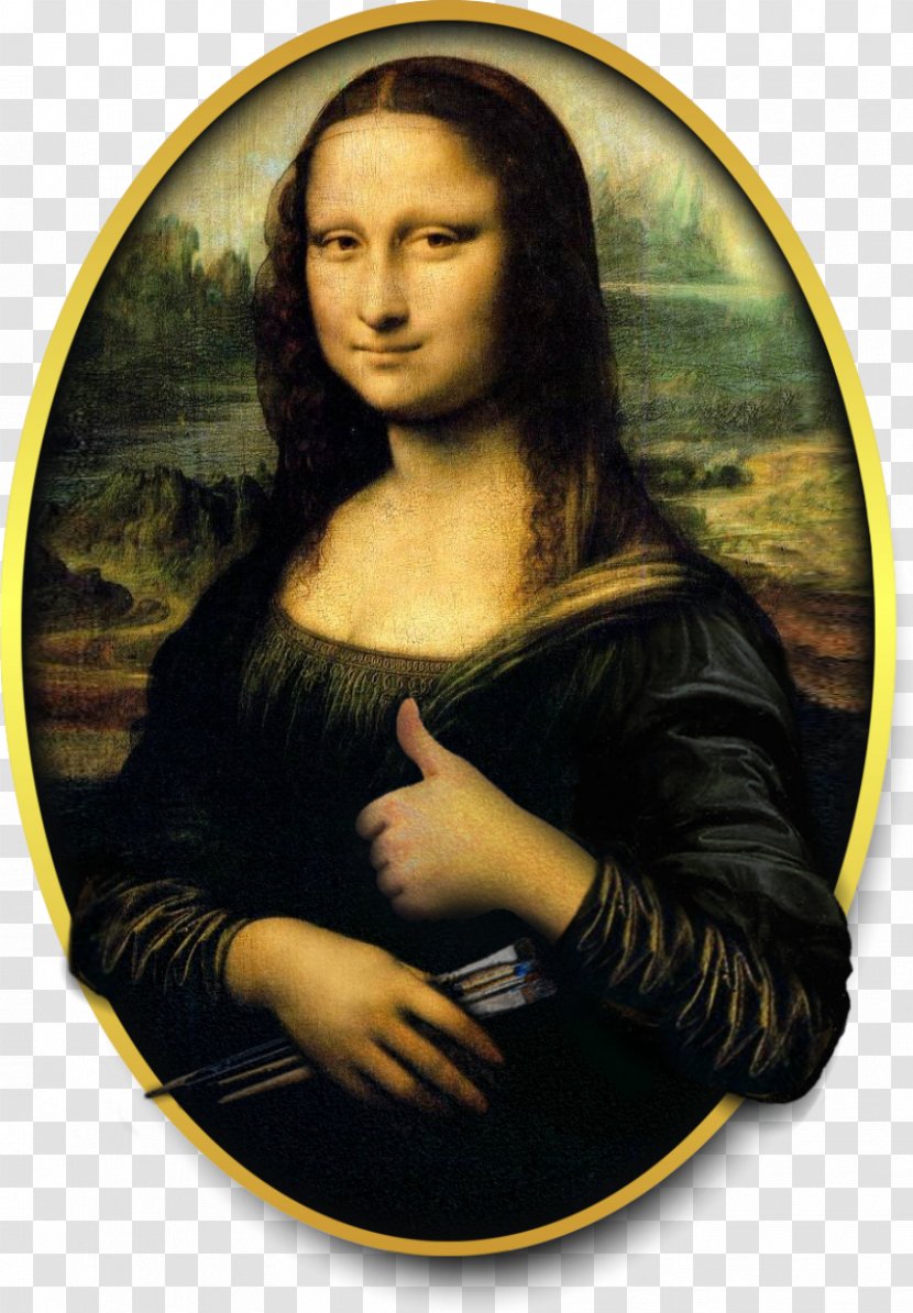 Lisa Del Giocondo Mona Musée Du Louvre La Belle Ferronnière Clos Lucé - Painting Transparent PNG