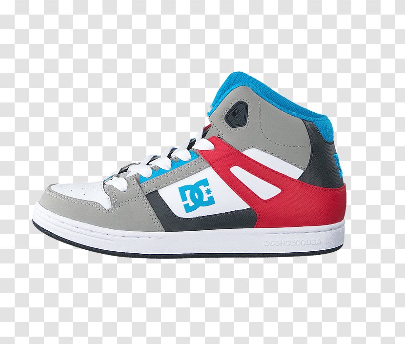 DC Shoes Rebound Round Toe Leather Skate Shoe 302676A-GRY/GRY/RED Sports - Sportswear - Red Grey Nike For Women Transparent PNG