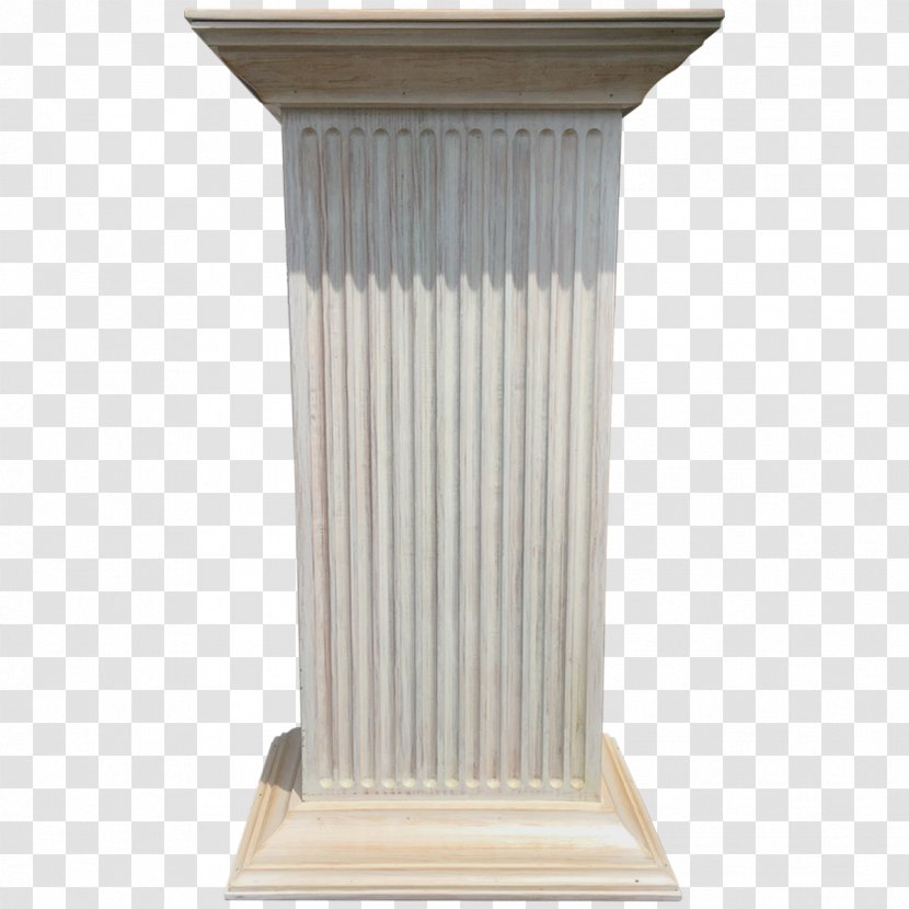 Column Doric Order Pedestal Furniture Chairish - Designer - Luxury Home Mahogany Timber Flyer Transparent PNG