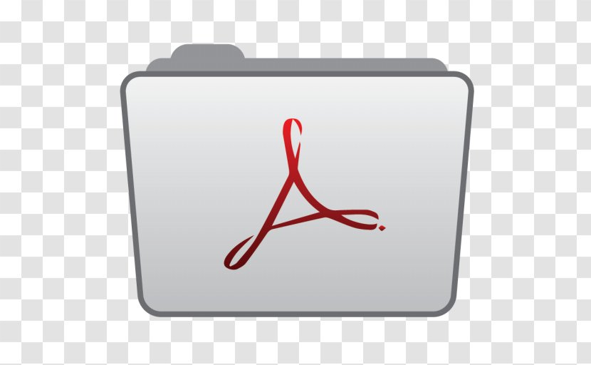 Line Red Font - Adobe Systems - Acrobat Folder Transparent PNG