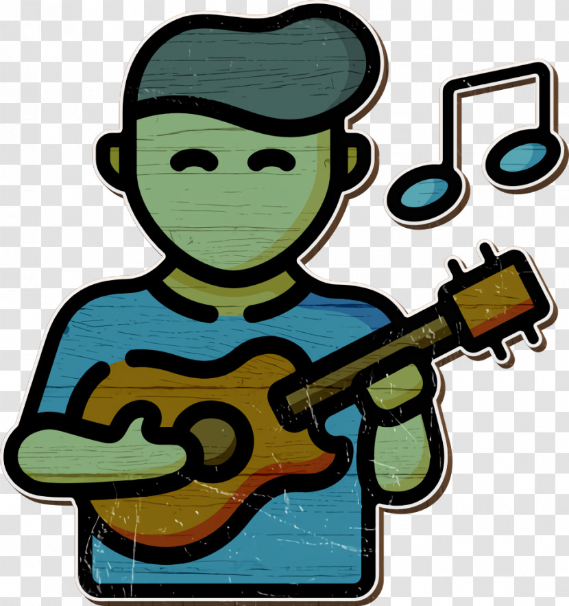 Guitar Icon Hobbies And Freetime Icon Transparent PNG