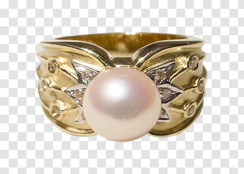 Akoya Pearl Oyster Cultured Ring Body Jewellery - Jewelry Transparent PNG