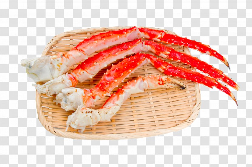 Red King Crab Chinese Mitten Decapoda - Recipe - Bamboo Basket Of Crabs Claw Transparent PNG