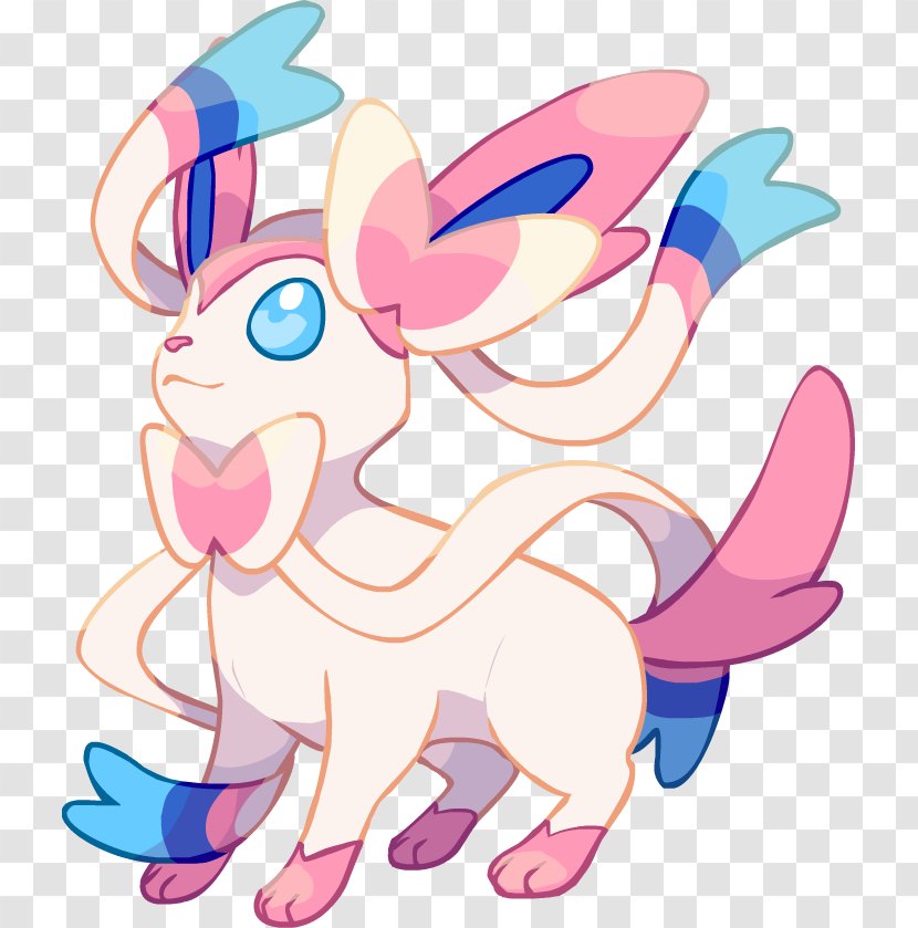 Canidae Sylveon Drawing Pokémon - Watercolor - Frame Transparent PNG