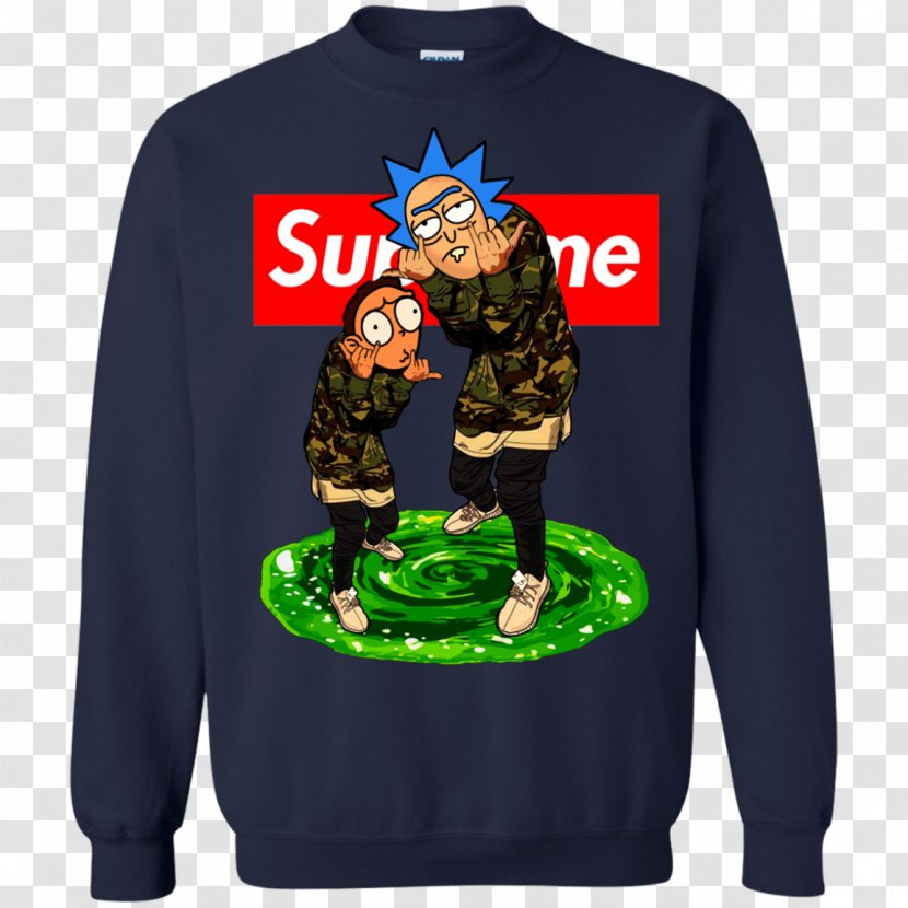 T-shirt Rick Sanchez Hoodie Morty Smith Supreme Transparent PNG