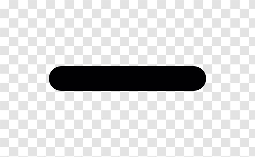 Symbol Subtraction Clip Art - Black Transparent PNG