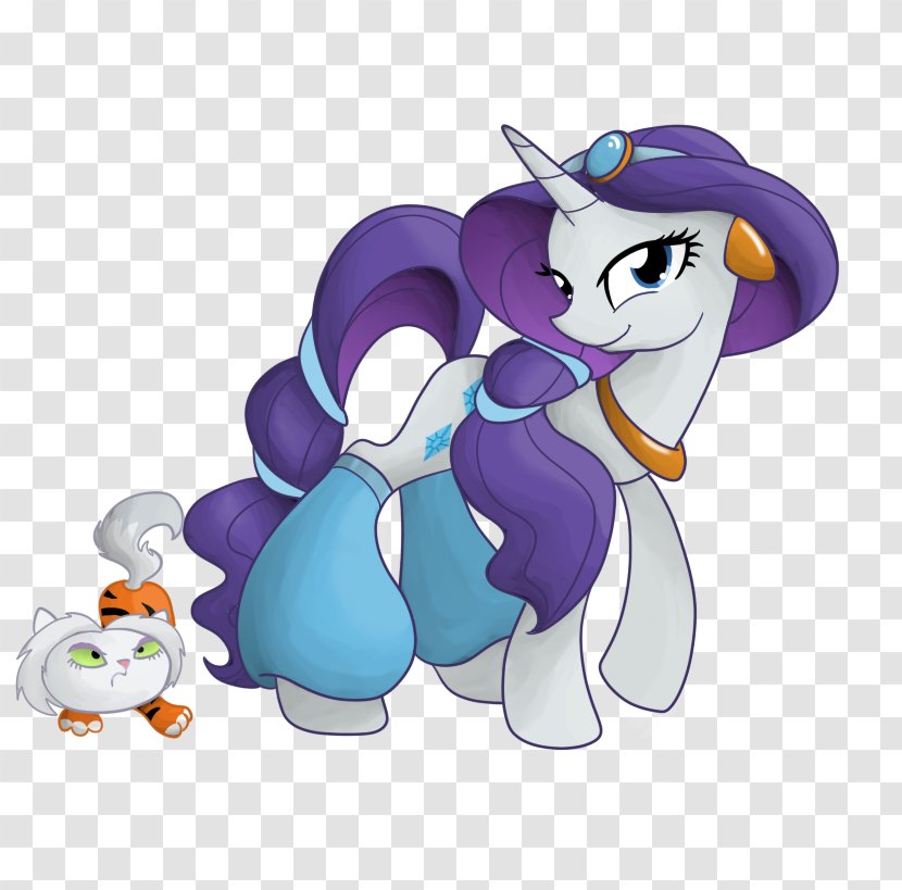 Rarity Pony Princess Jasmine Luna Applejack - My Little Friendship Is Magic Transparent PNG