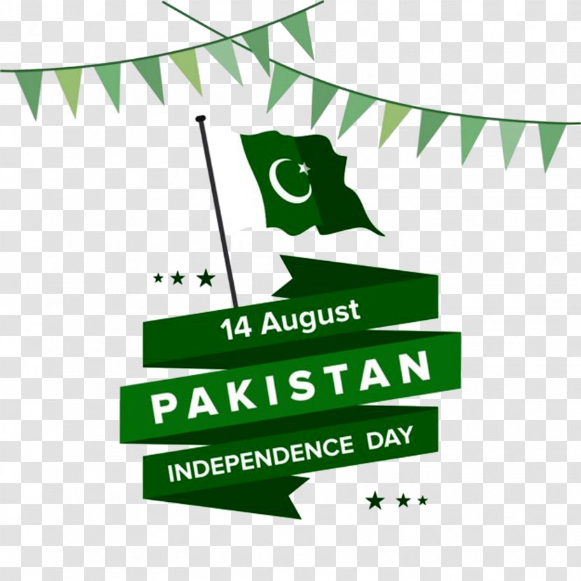 Pakistan Independence Day 14 August - Text Transparent PNG