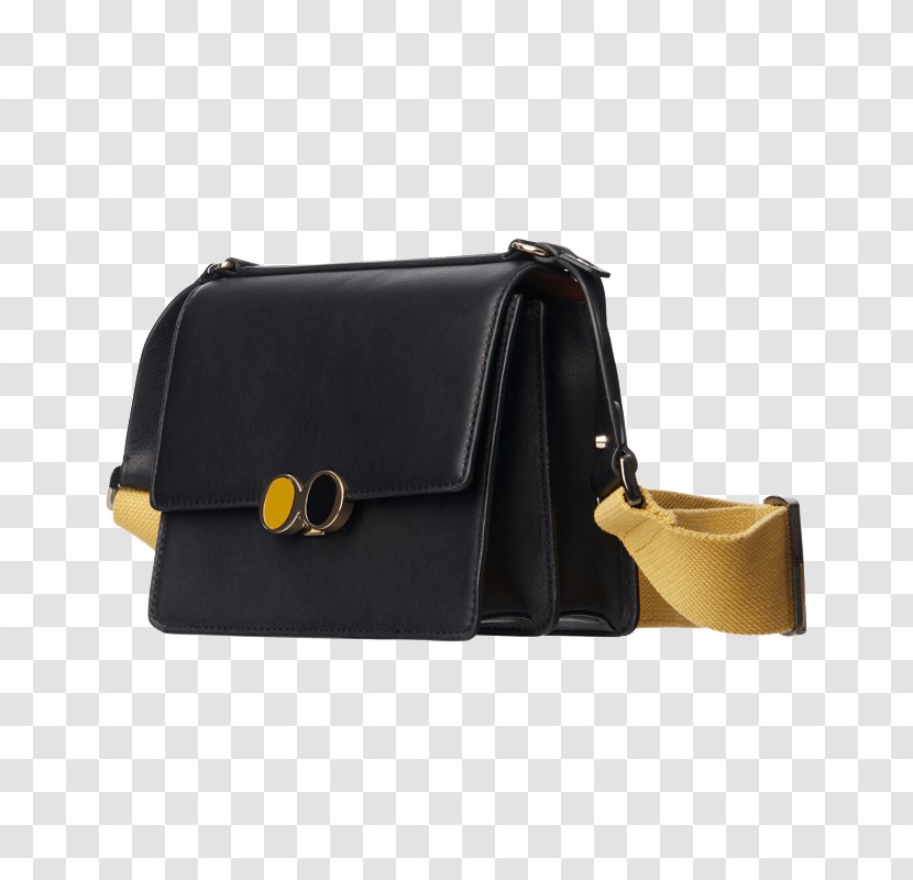 Handbag Oh! By Kopenhagen Fur Leather Messenger Bags - Yellow - Bag Transparent PNG