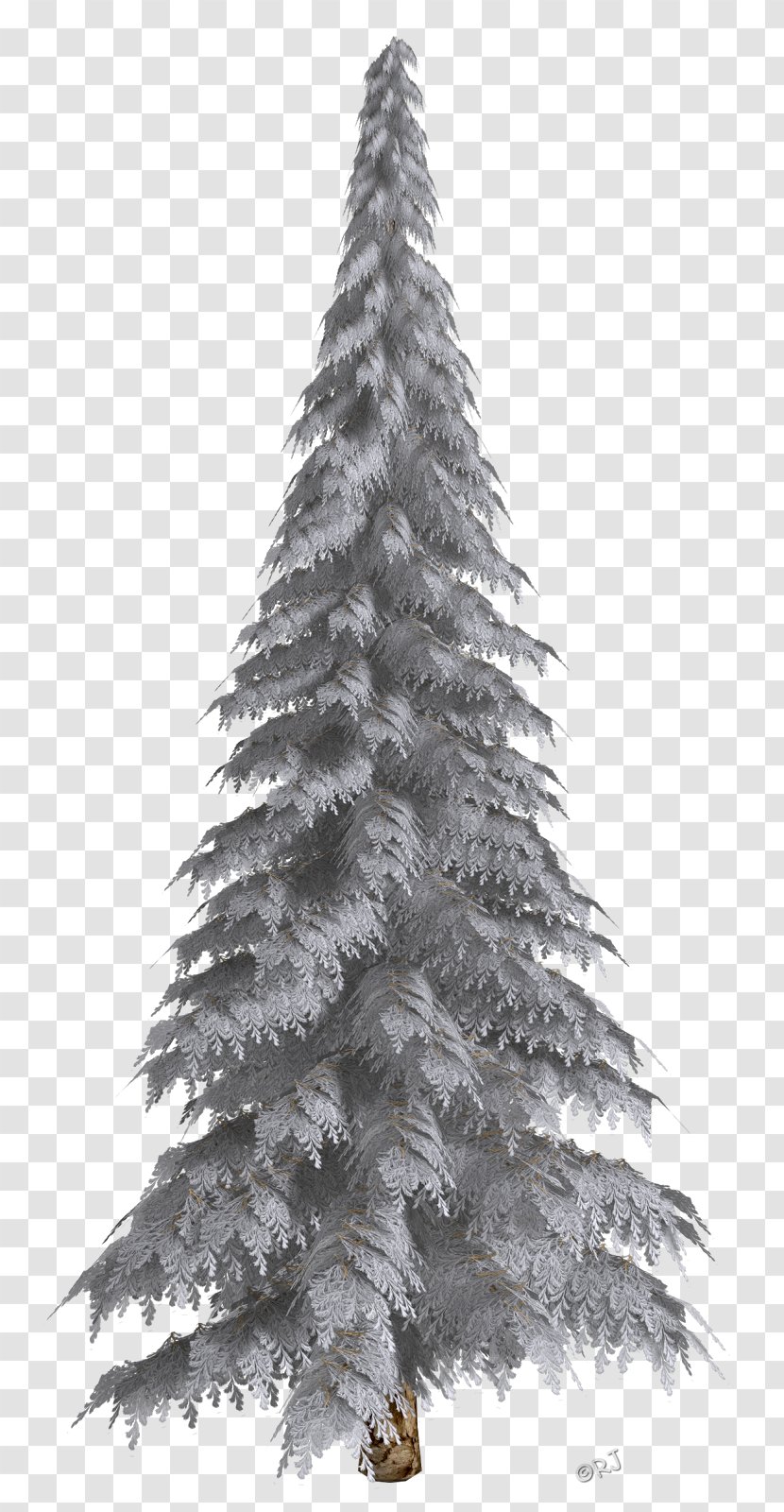 Artificial Christmas Tree Fir - Wintry Transparent PNG