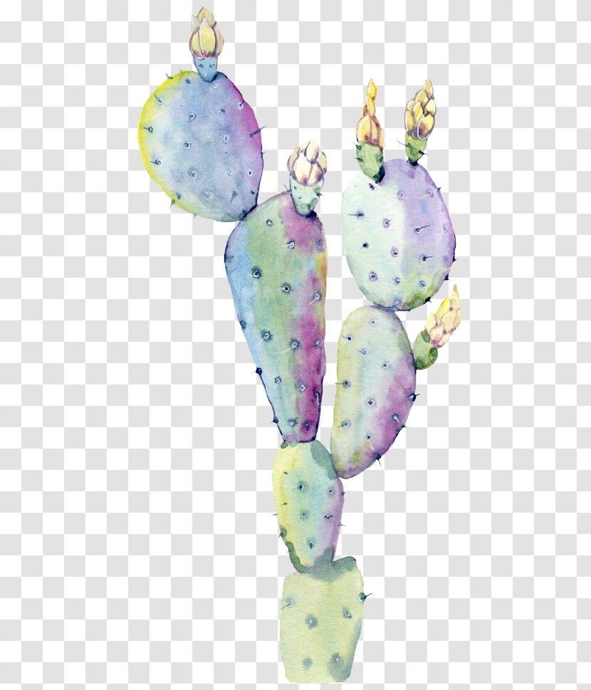 Saguaro Watercolor Painting Cactus Drawing Royalty-free - Succulent Clip Art Transparent PNG