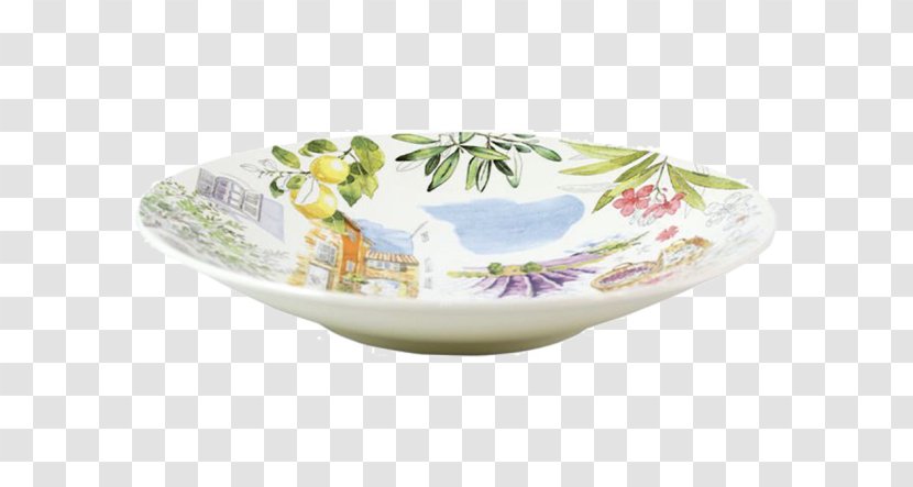 Gien Porcelain Provence Plate Platter - Ceramic Transparent PNG