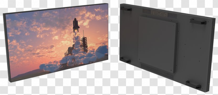 Video Wall Computer Monitors Flat Panel Display Device - Electronic - Lcd Transparent PNG
