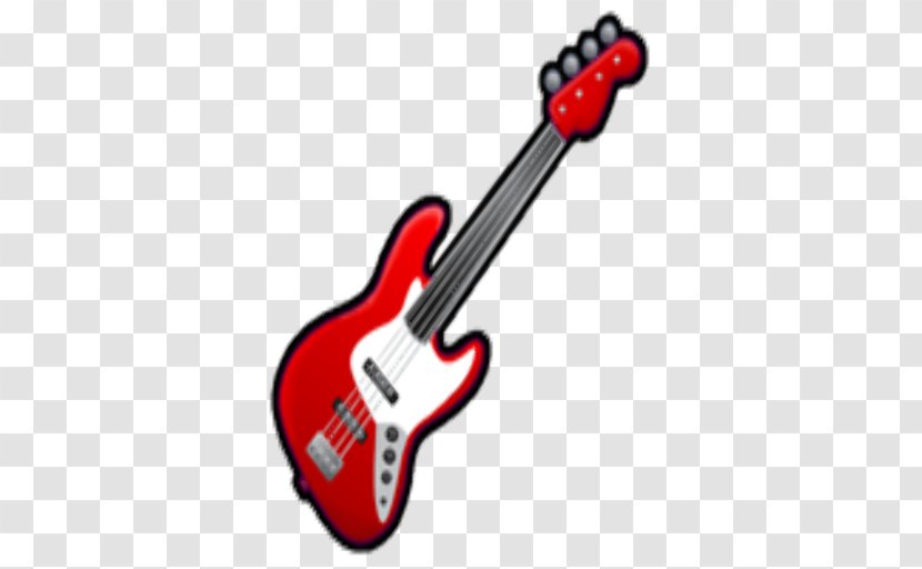 Bass Guitar String Instruments Electronic Musical - Cartoon Transparent PNG