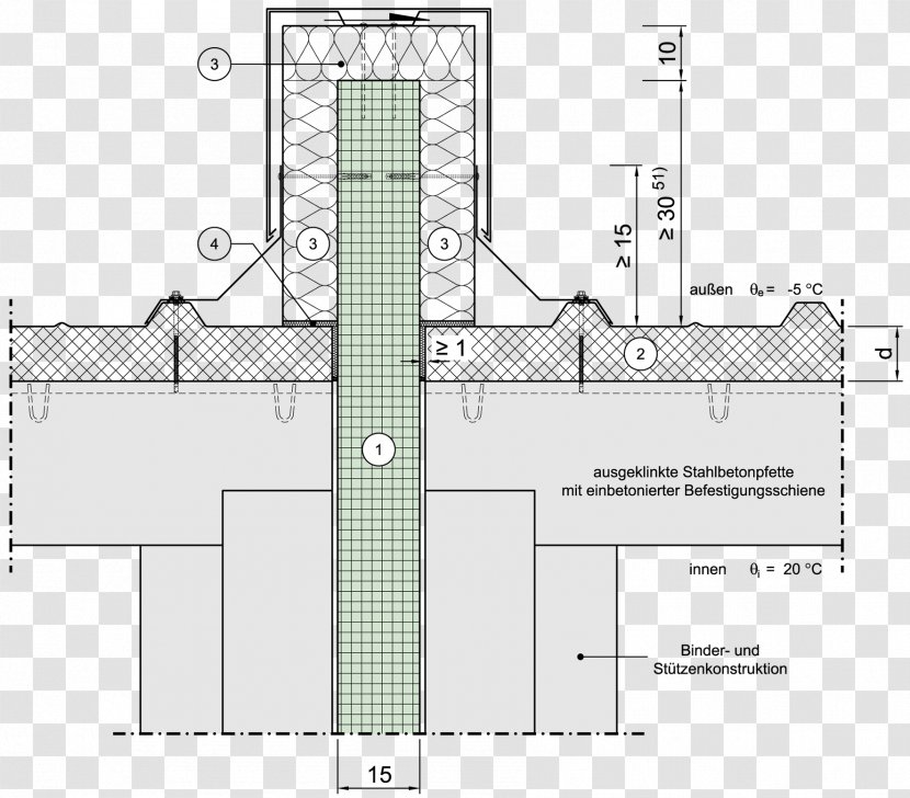 Firewall Concrete Architectural Engineering Roof DETAIL - Structure - Harte Transparent PNG