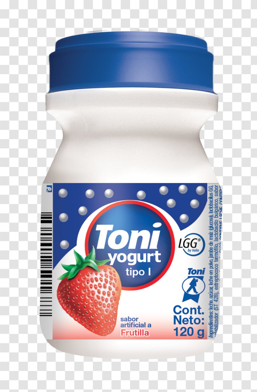 Strawberry Flavor Yoghurt - Cream - Yogurt Transparent PNG