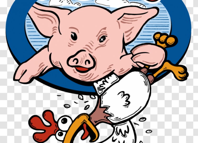 Pig Human Behavior Cartoon Clip Art - Frame Transparent PNG