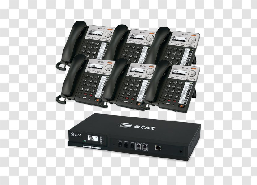 AT&T Syn248 SB35025 Business Telephone System VoIP Phone - Digital Enhanced Cordless Telecommunications Transparent PNG