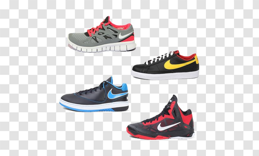 Nike Free Platform Shoe Sneakers - Sports Shoes Transparent PNG