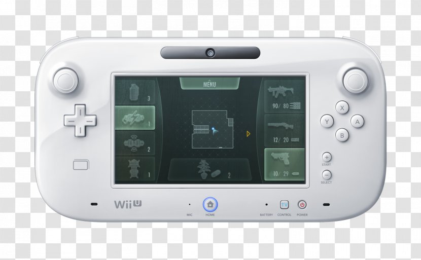 Wii U GamePad Resident Evil: Revelations Video Game Consoles Controllers - Portable Console Accessory - Nintendo Transparent PNG