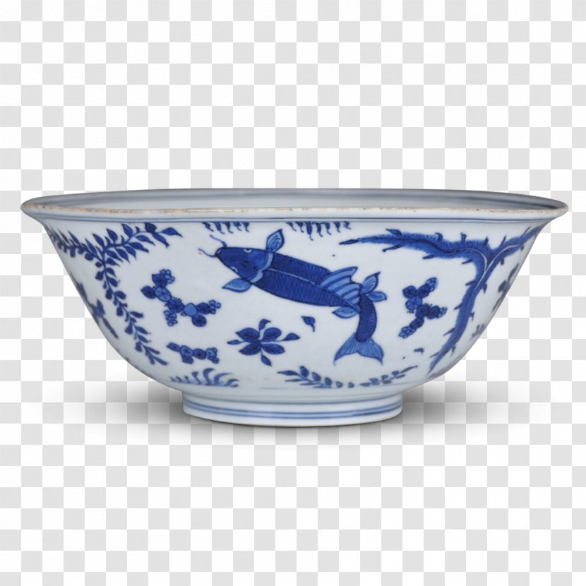 Bowl Ceramic Blue And White Pottery Tableware Porcelain - Mixing - Cup Transparent PNG