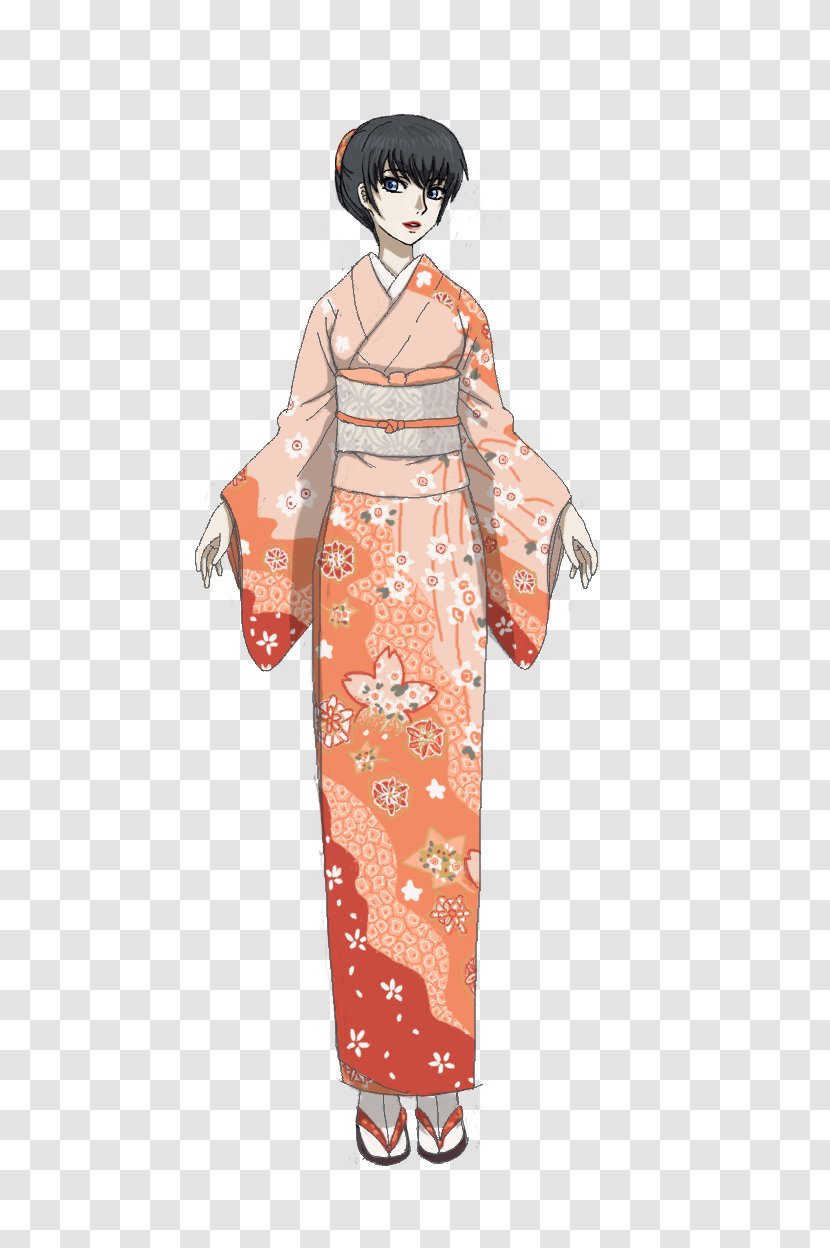Kimono Weapon Robe - Design Transparent PNG