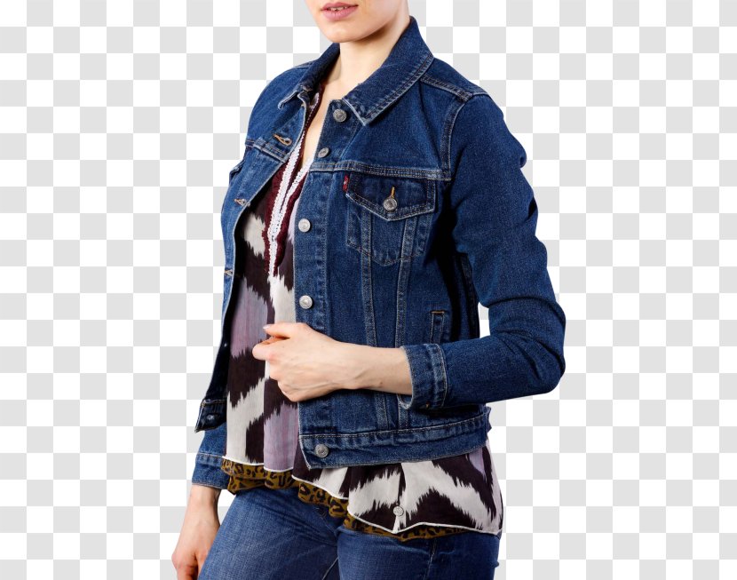 Jeans Denim Jacket Textile Outerwear - Material - Levis Transparent PNG