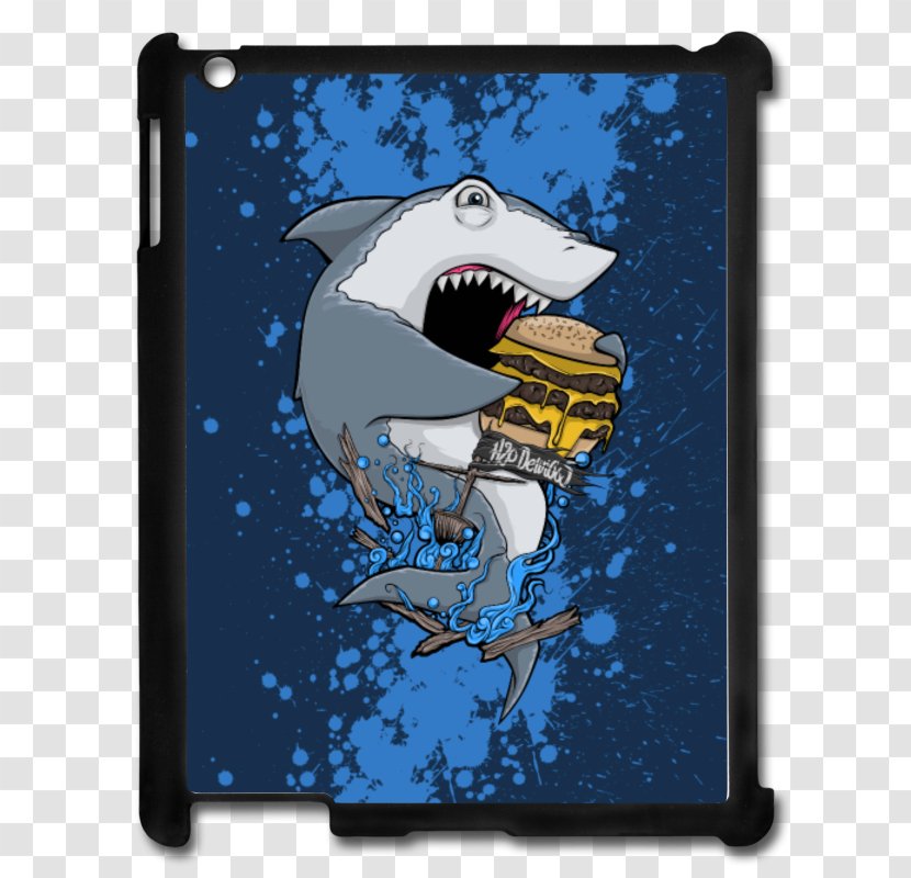 Hungry Shark Evolution T-shirt Cheeseburger IPad 2 Video Game - I Am Wildcat Transparent PNG
