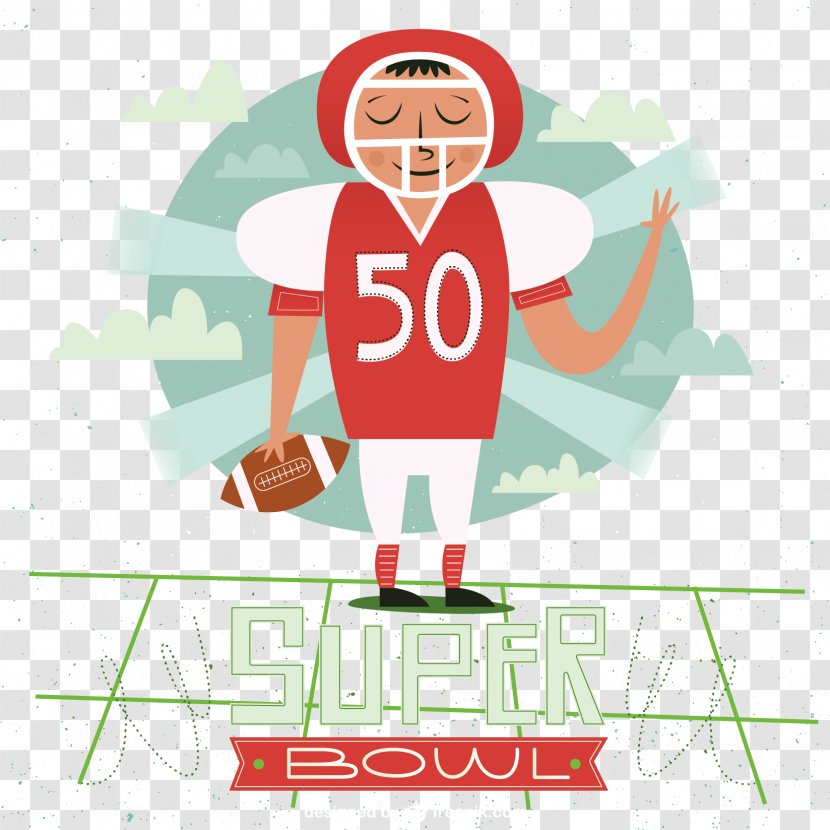 NFL American Football Super Bowl Helmet Sport - Watercolor - Vector Material Cartoon Hand Transparent PNG