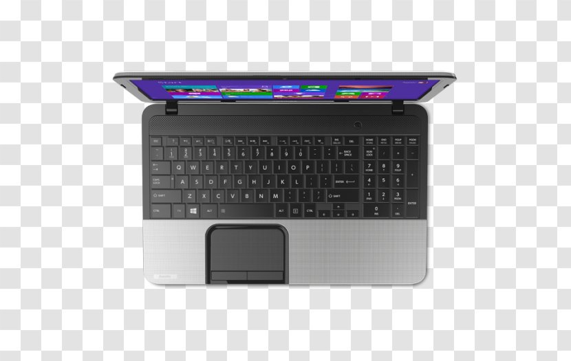 Computer Keyboard Netbook Laptop Toshiba Satellite C855-17Q 15.60 - Part Transparent PNG